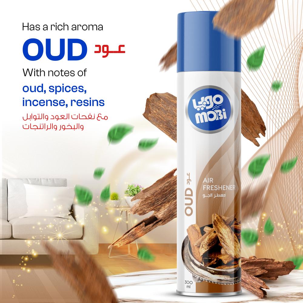 Moby Perfume Carton 300ml Oud 12 Pieces