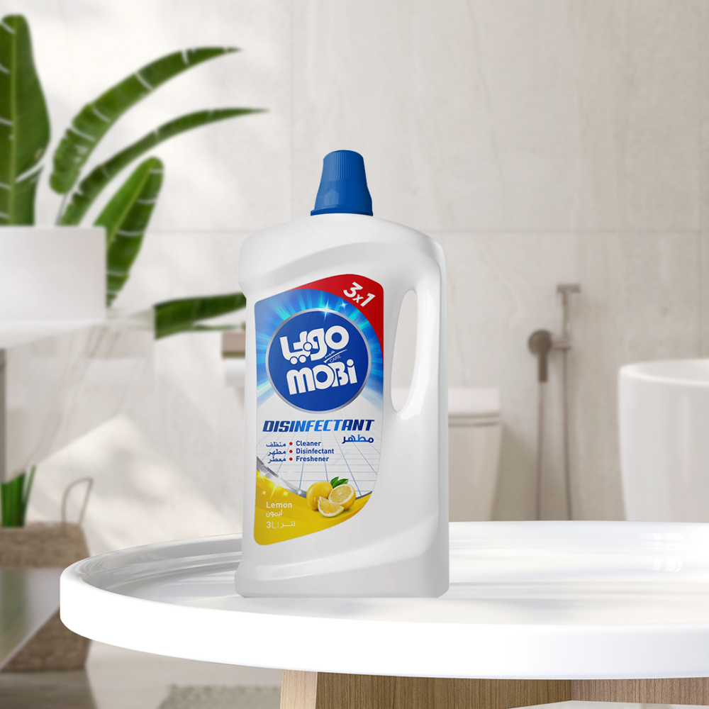 كرتون مطهرات 3 لتر ليمون 4 حبات