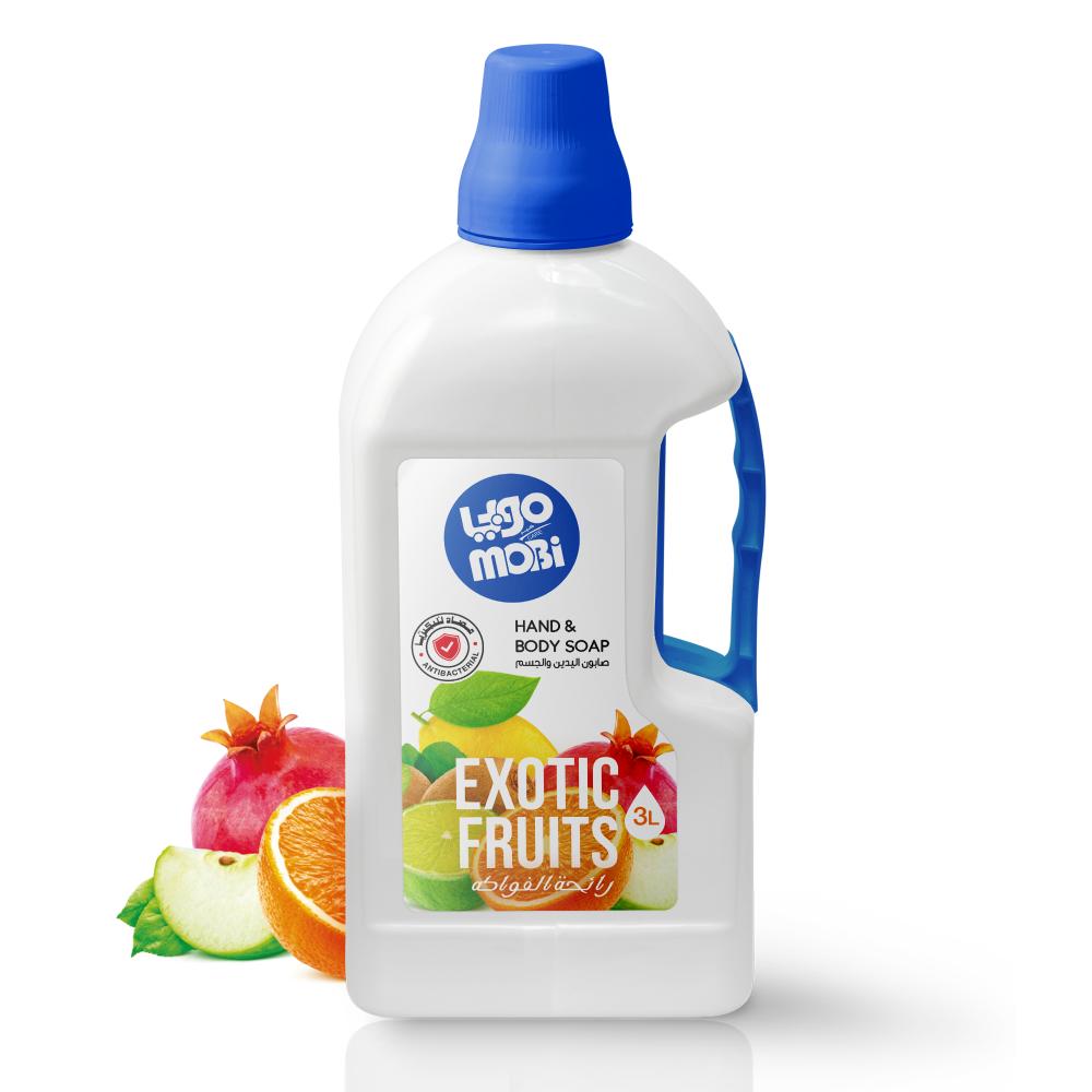 كرتون صابون ايادي 3 لتر فواكه  4 حبة