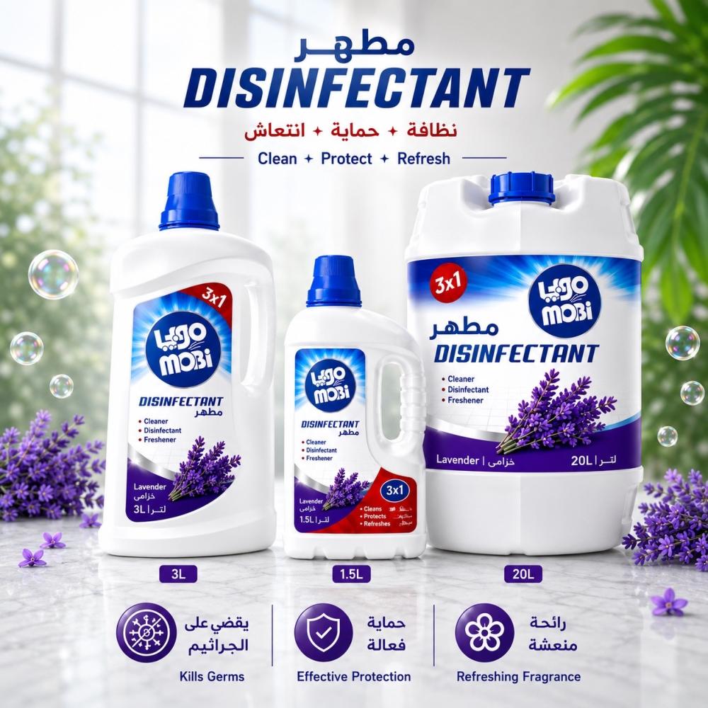مطهر أرضيات برائحة الخزامى - 20 لتر