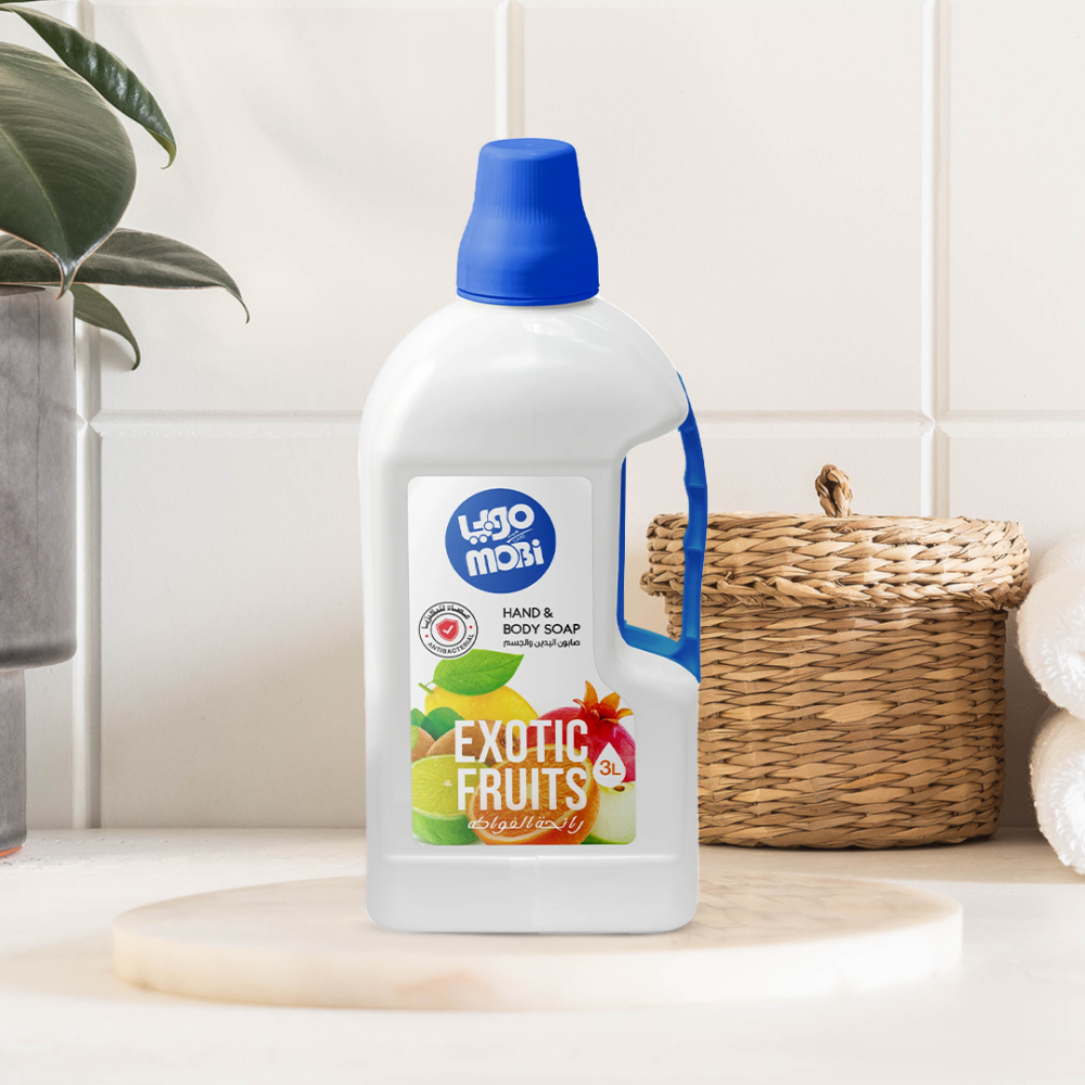 كرتون صابون ايادي 3 لتر فواكه  4 حبة