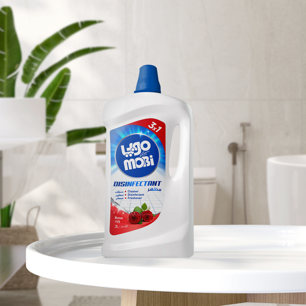 كرتون مطهرات 3 لتر ورد 4 حبات