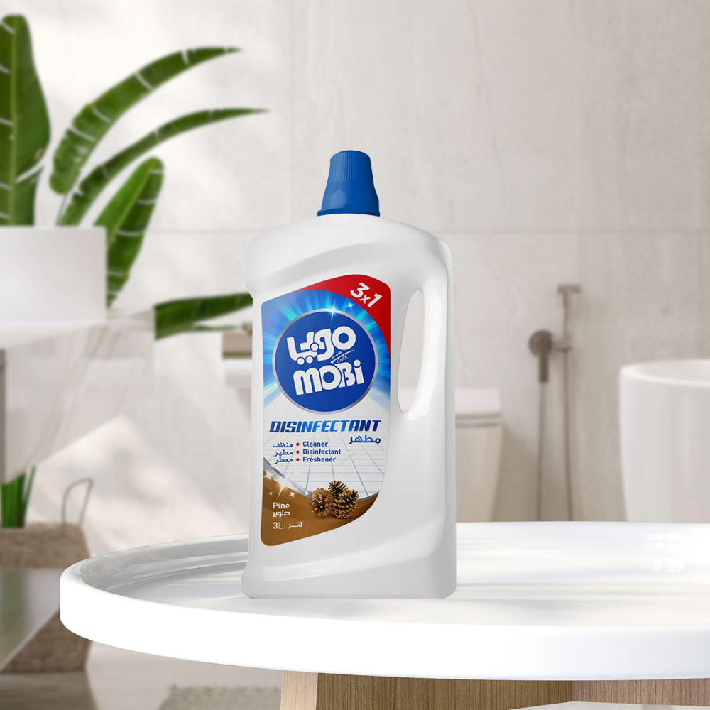 كرتون مطهرات 3 لتر صنوبر  4 حبات