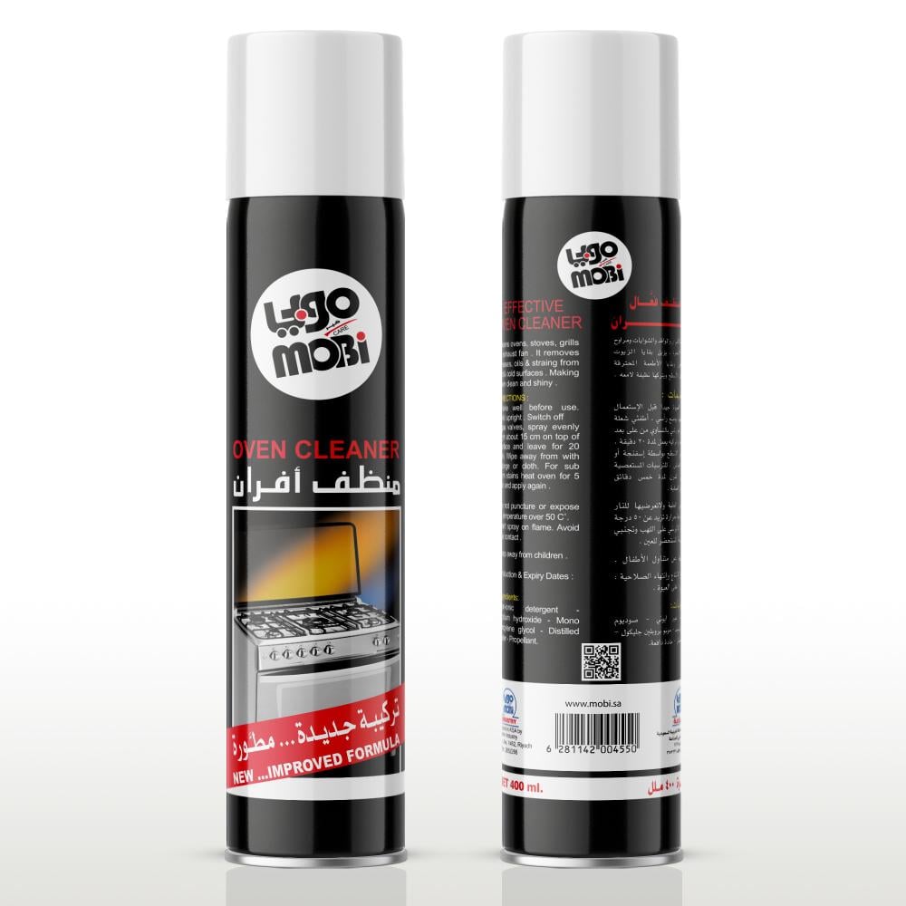 Oven cleaner carton, 400ml, 24 pieces