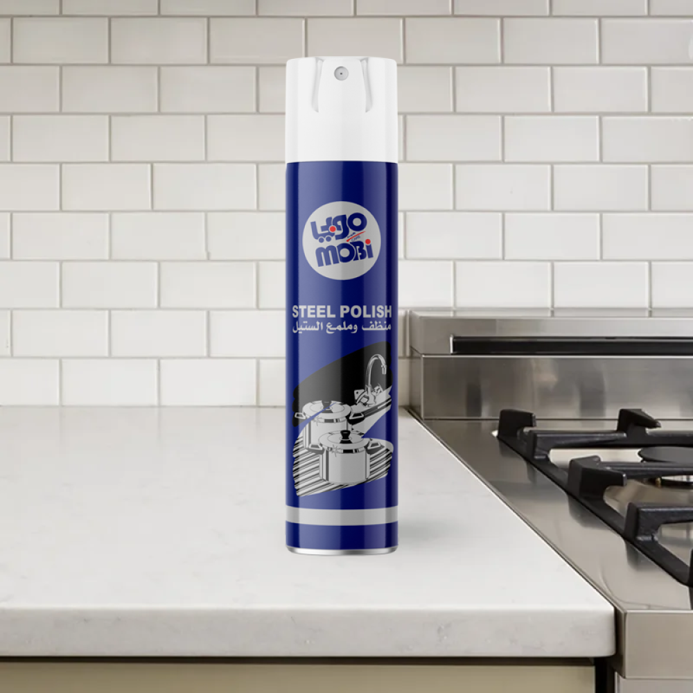 كرتون موبي ملمع ستيل 400 مل 24 حبة