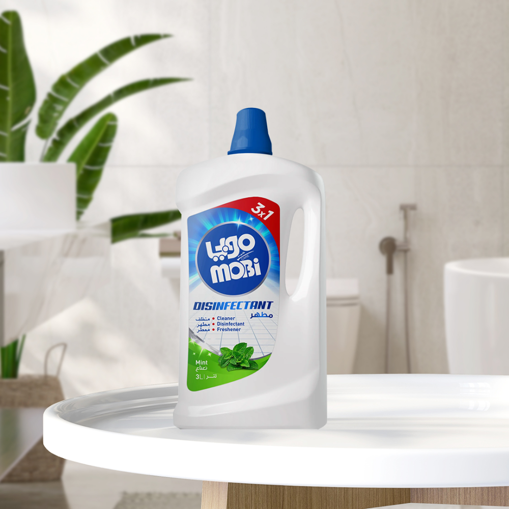 كرتون مطهرات 3 لتر نعناع  4 حبات