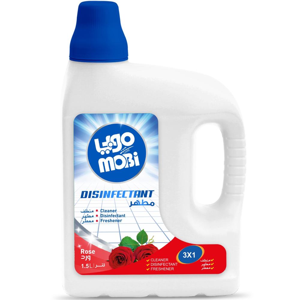 كرتون مطهرات1.5 لتر ورد  6 حبات