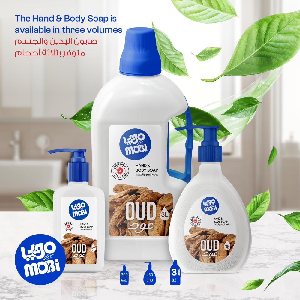 A carton of 300ml Oud hand soap, 12 pieces