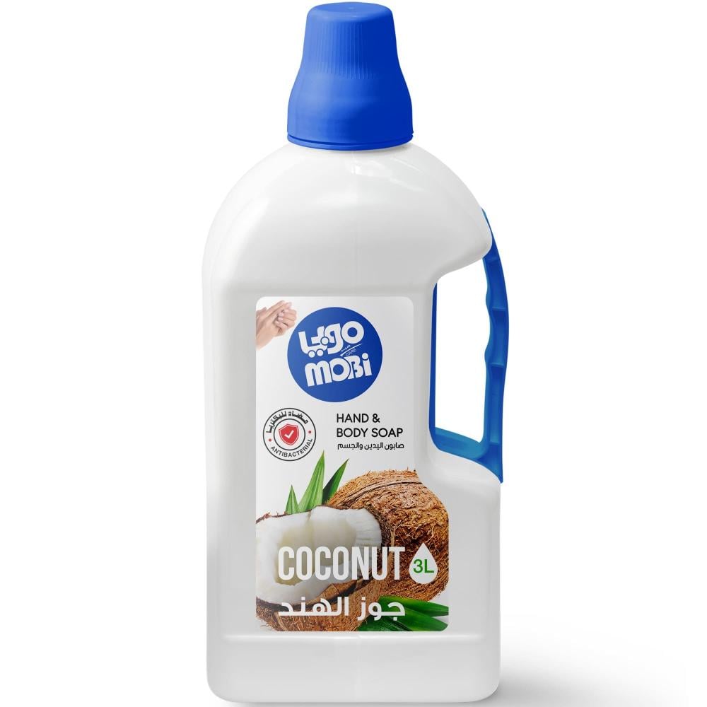كرتون صابون ايادي 3 لتر جوز الهند 4 حبات