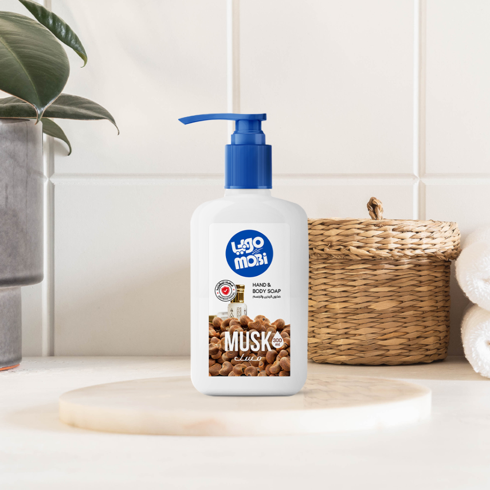 كرتون صابون ايادي 300 مل مسك 12 حبة