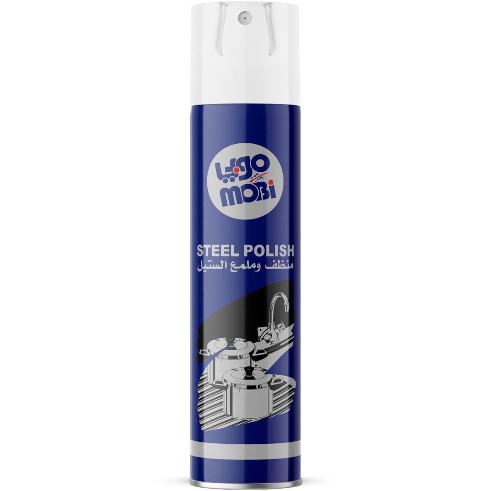 كرتون موبي ملمع ستيل 400 مل 12حبة