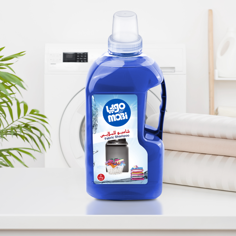 كرتون شامبو ملابس 3 لتر 4 حبات تعبئة علوية