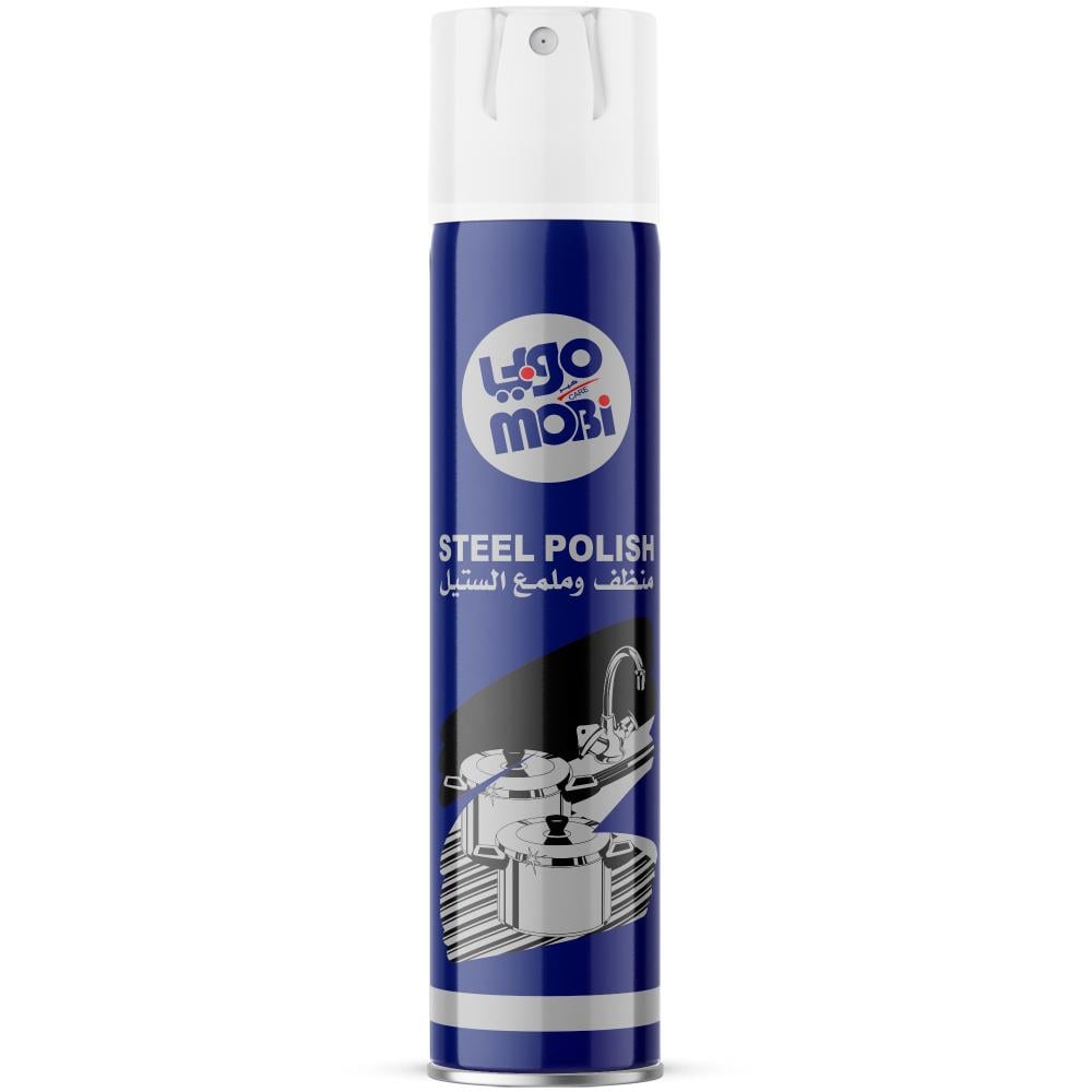 كرتون موبي ملمع ستيل 300 مل 12حبه