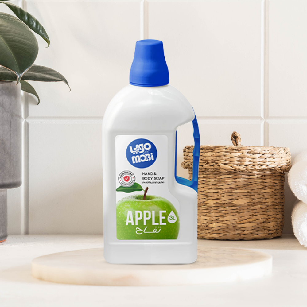 كرتون صابون ايادي 3 لتر تفاح  4 حبات