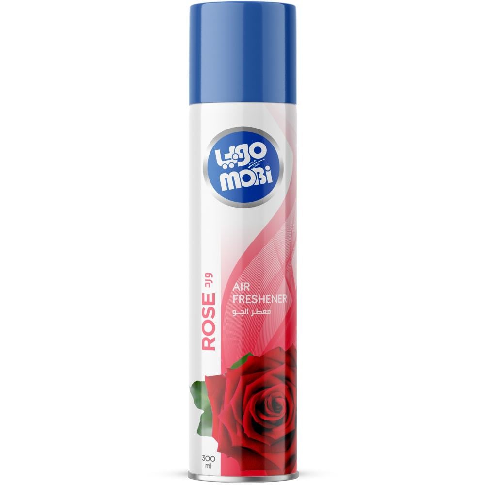 كرتون معطرات موبي 300 مل ورد 12 حبة