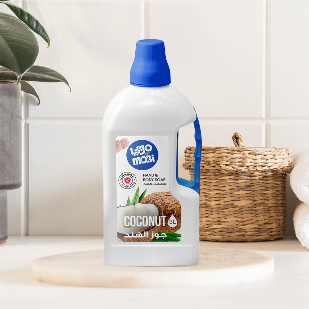 كرتون صابون ايادي 3 لتر جوز الهند 4 حبات