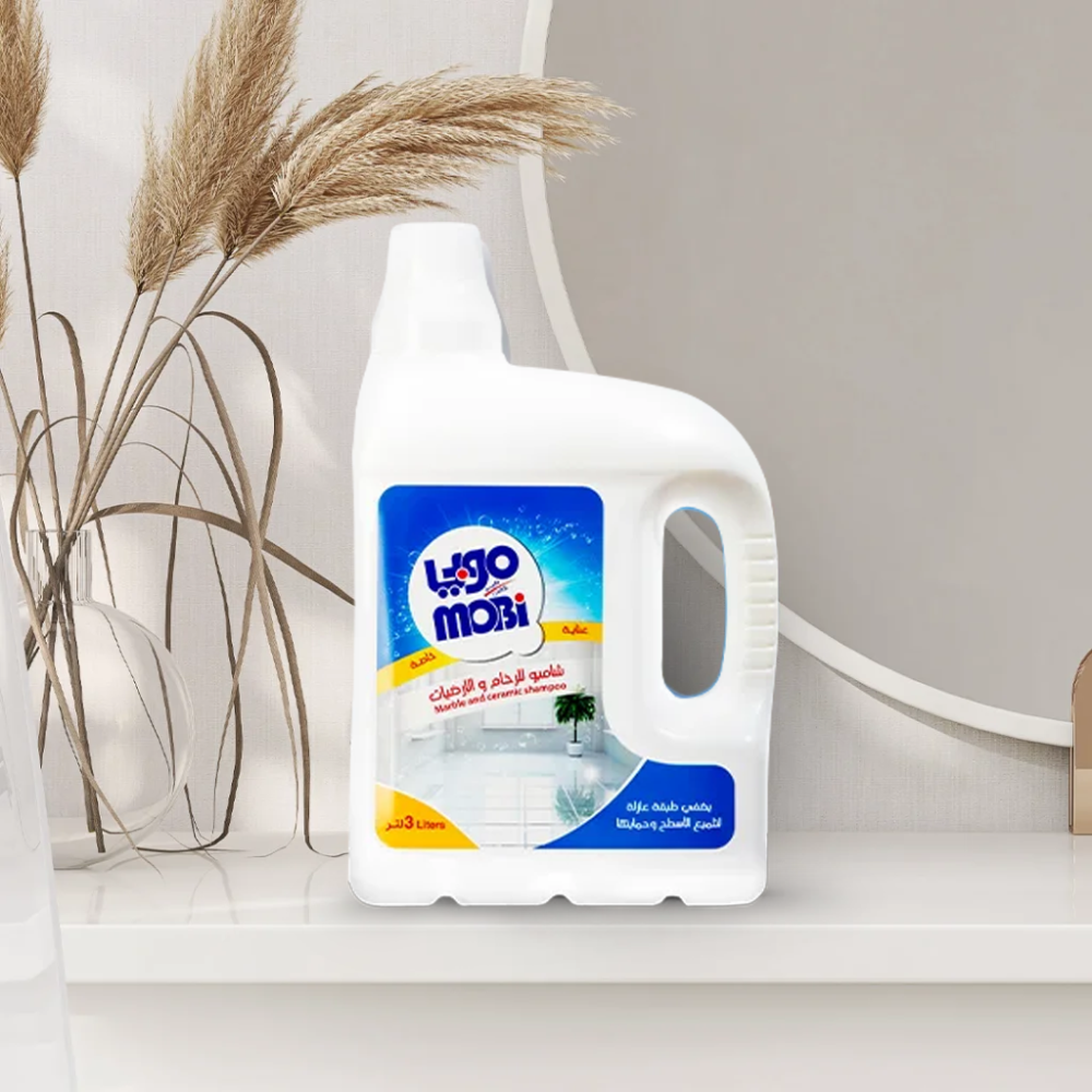 كرتون شامبو للرخام والسيراميك والأرضيات 3 لتر 4 حبات