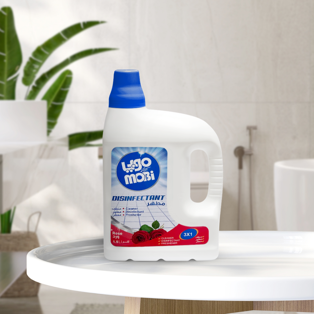 كرتون مطهرات1.5 لتر ورد  6 حبات