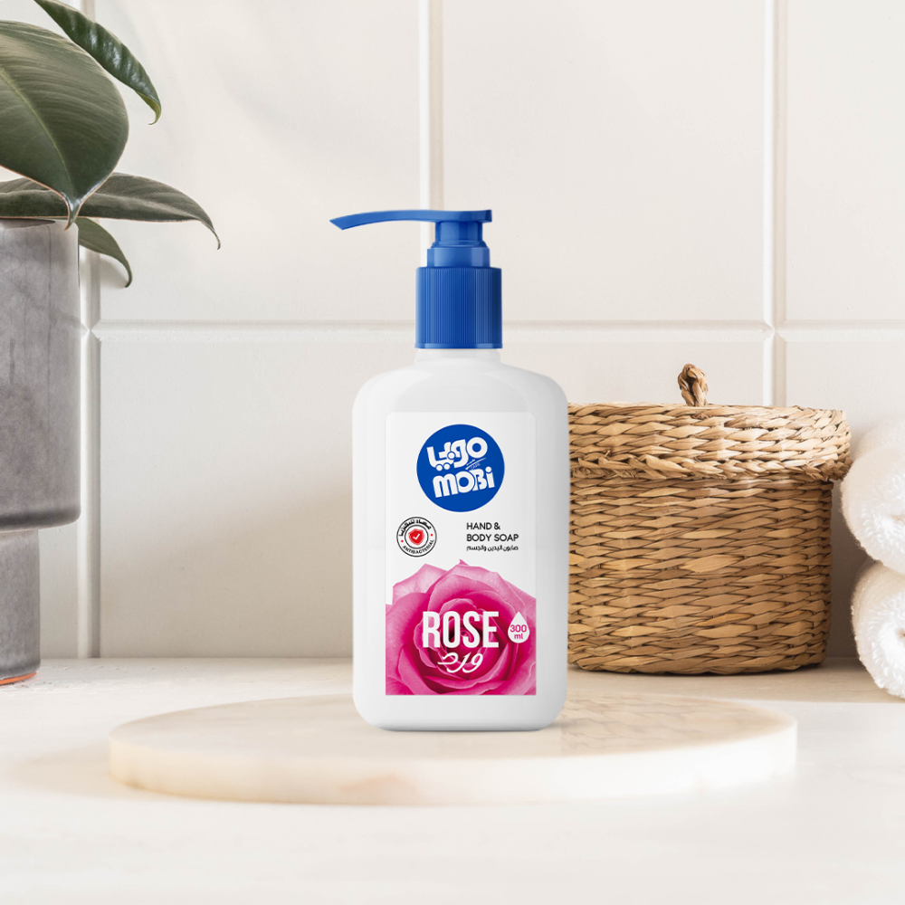 كرتون صابون ايادي 300 مل ورد 12 حبة