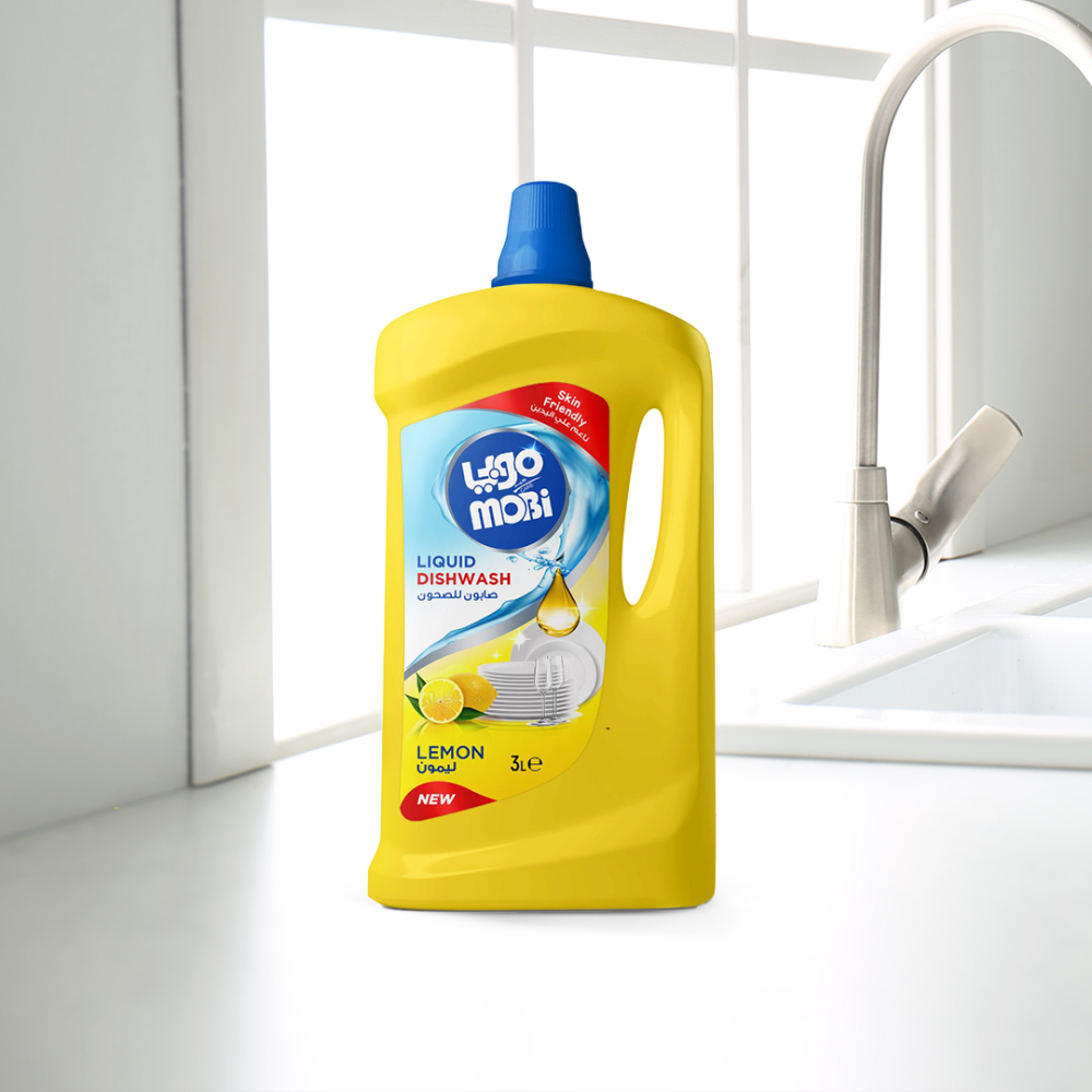 كرتون صابون صحون 3 لتر ليمون  4 حبة