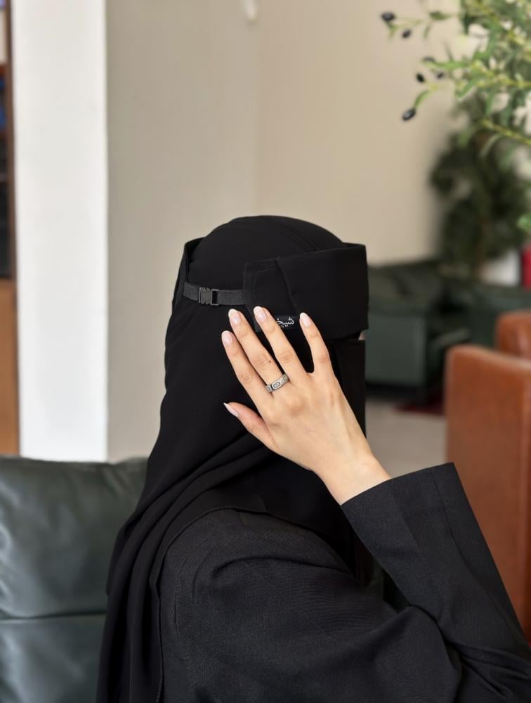 نقاب قطن إسلامي( مشبك)