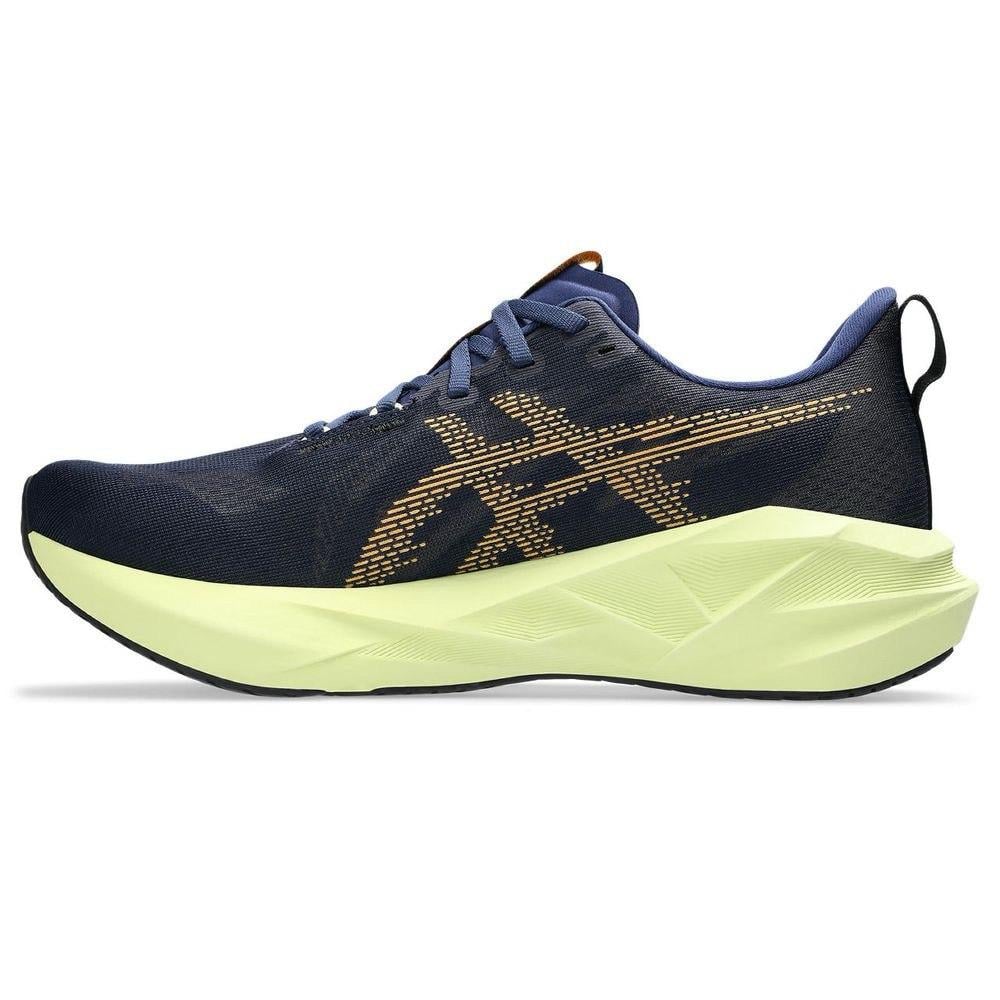 ASICS NOVABLAST- Navy Blue with green and orange
