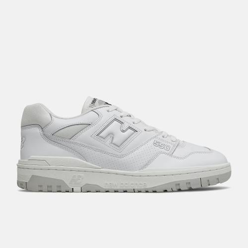New Balance P550 White /Gray low-top sneakers