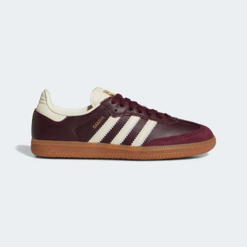 Samba OG Shoes Maroon / Cream White / Gold Metalli...
