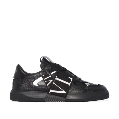 Valentino VL7N Black Logo Detailed Lace-Up