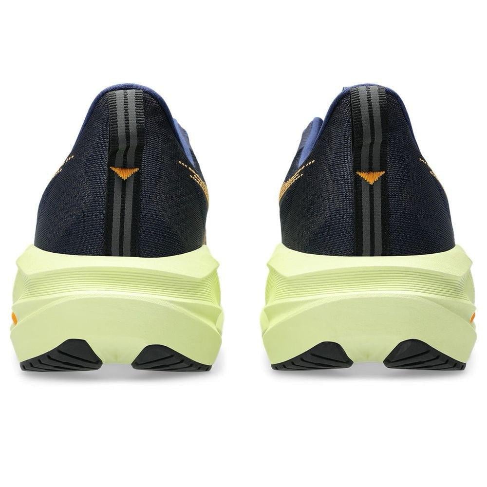 ASICS NOVABLAST- Navy Blue with green and orange