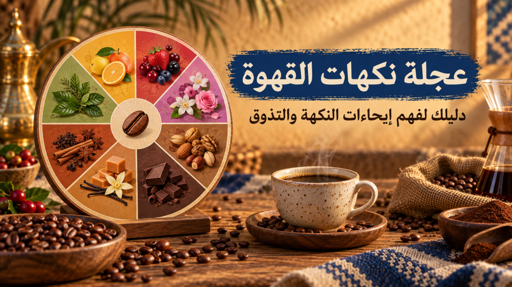 عجلة نكهات القهوة