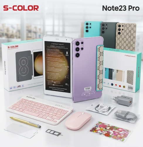 تابلت Note 23 بكيبورد و ماوس بلوتوث (ضمان 6 اشهر ) + مجموعة هدايا