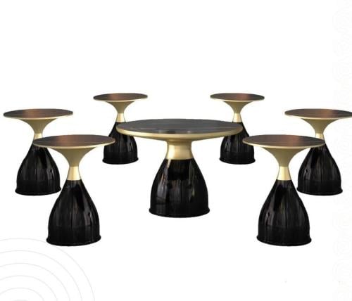 طقم طاولات شاي سيراميك فاخر