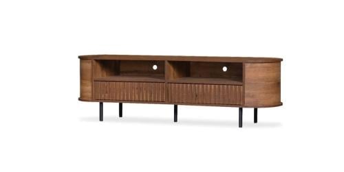 طاولة بلازما تصميم حديث لون بني مقاس 160 سم من كاما