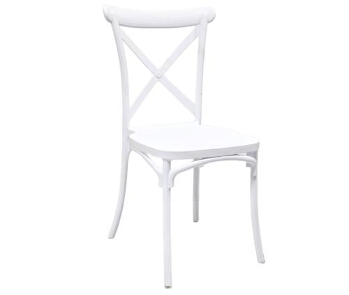 كرسي فايبر أبيض من كاما C-MS41A