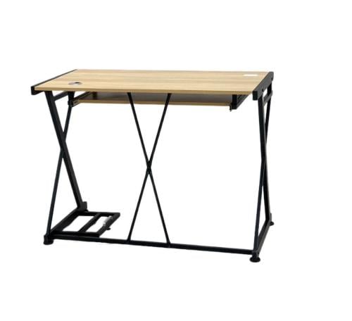 طاولة كمبيوتر بتصميم حديث لون خشبي مقاس100سم مقدم لكم من كاما