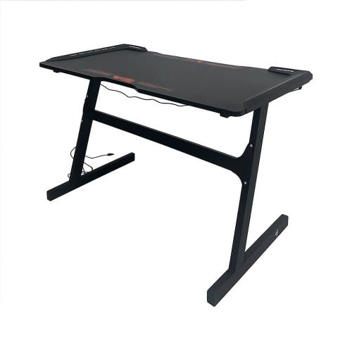 طاولة ألعاب لون أسود بإضاءة LED من كاما – تصميم عصري لمحبي الجيمرز