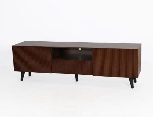 طاولة بلازما تصميم مميز لون بني مقاس 180 سم من كاما