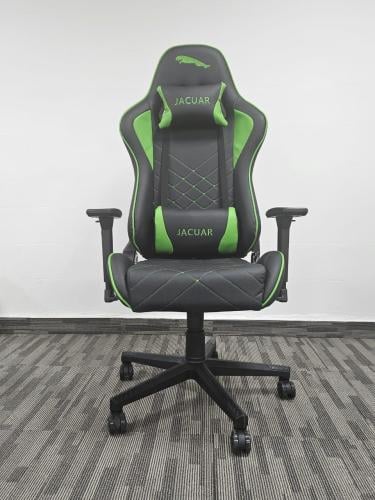 كرسي العاب قيمنق فخم أسود وأخضر مقدم لكم من كاما
