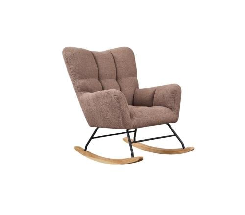 كرسي بوكلية هزاز لون بني من كاما