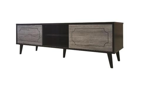 طاولة بلازما لون خشبي *أبيض مقاس140سم مقدم لكم من كاما