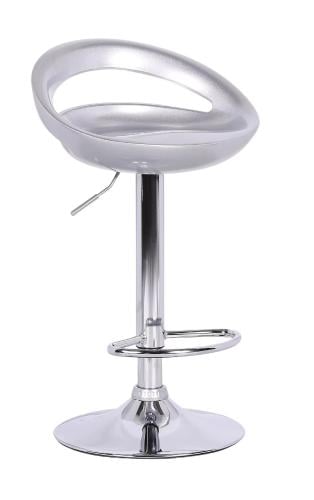 كرسي بار فيبر بتصميم عصري لون رمادي من كاما