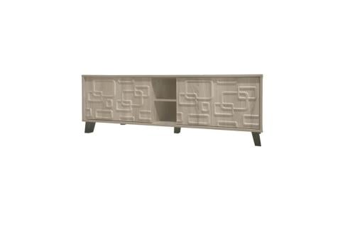 طاولة بلازما خشب مقاس 140 سم لون بيج من كاما