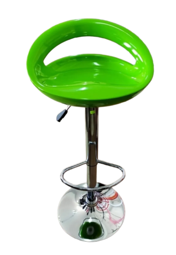 كرسي بار فيبر بتصميم عصري لون أخضر من كاما