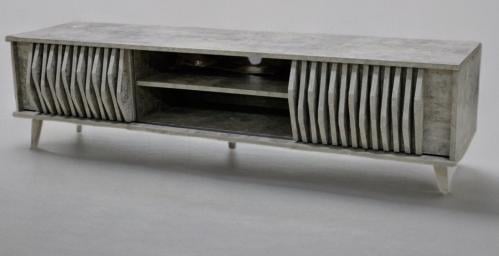 طاولة بلازما تصميم انيق لون رمادي مقاس 160 سم مقدمة لكم من كاما