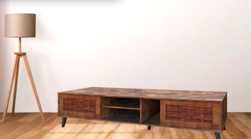 طاولة بلازما بتصميم حديث مودرن 160سم لون بني من كاما