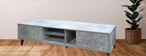 طاولة بلازما بتصميم عصري 160سم لون رمادي من كاما