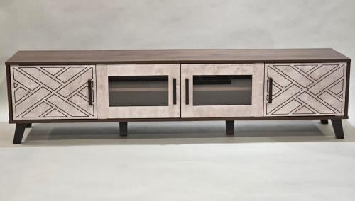 طاولة بلازما تصميم عصري لون بني*رمادي مقاس 180 سم مقدمة لكم من كاما