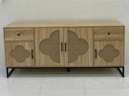 بوفية طاولة طعام لون بيج مقاس 160سم من كاما