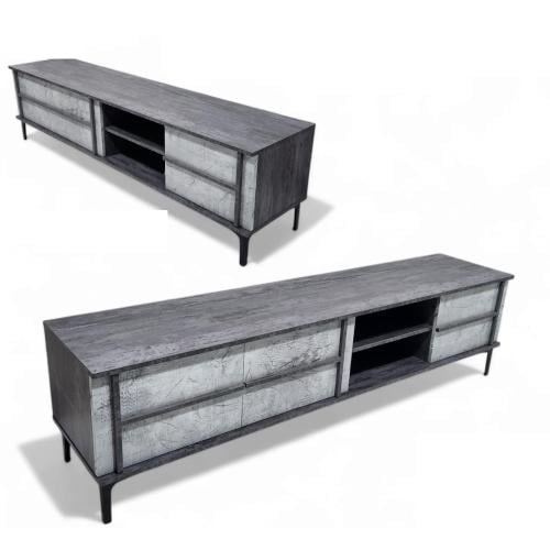 طاولة بلازما تصميم فاخر لون رمادي  مقاس 180 سم من كاما